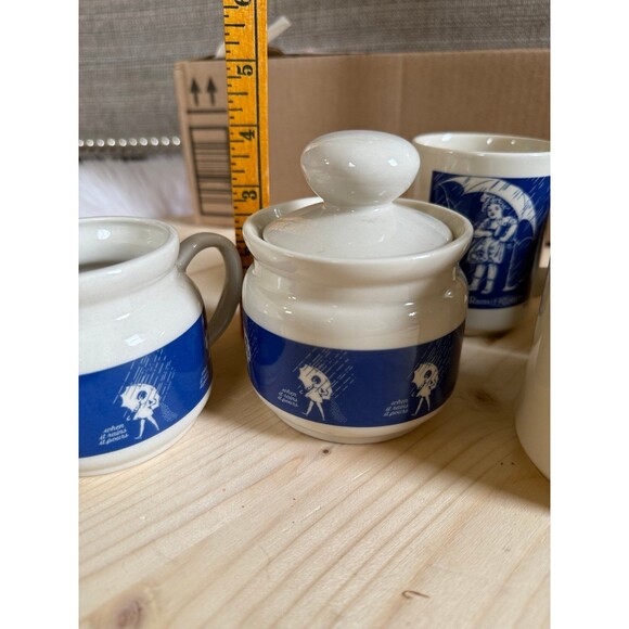 Morton Salt company mugs and creamer set - Picture 2 of 12